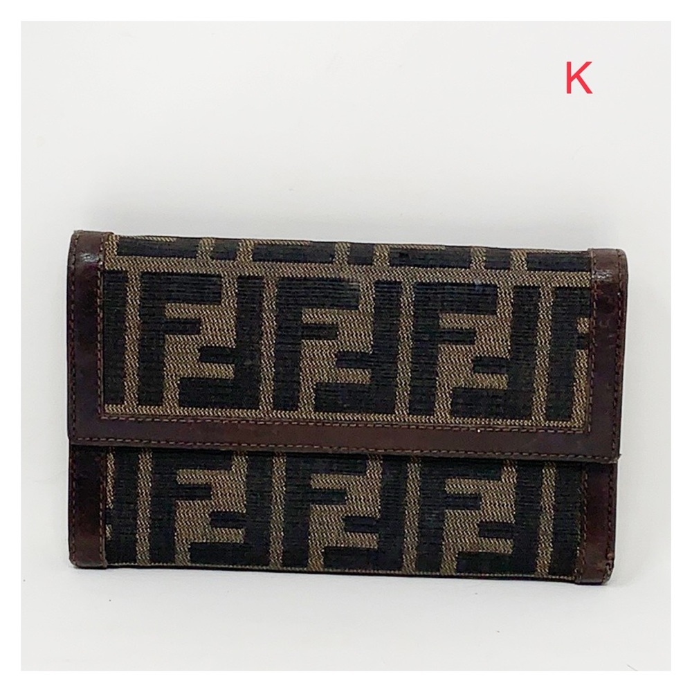 Authentic Fendi FF Monogram Wallet